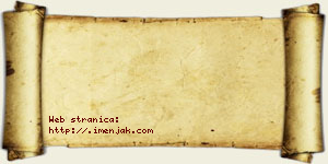 Bojana Šesto vizit kartica